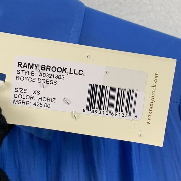 NWT RAMY BROOK Royce Puff-sleeve Tiered Mini Dress Size XS - Picture 6 of 9